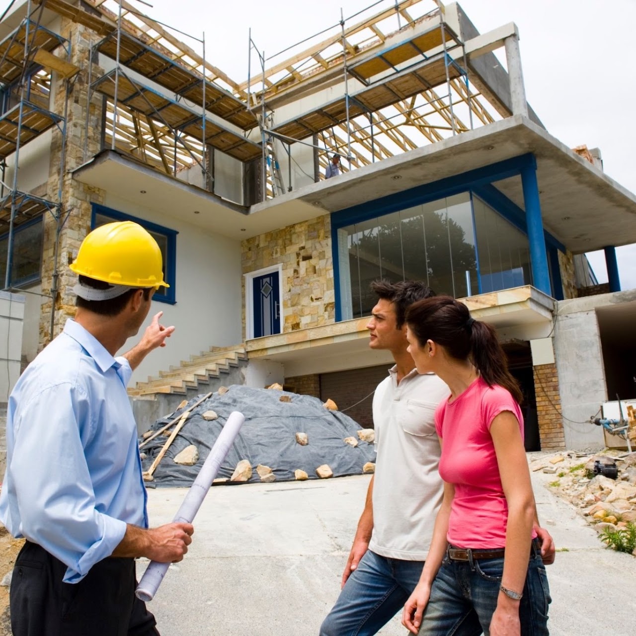 Contractor Discussing Project Plans